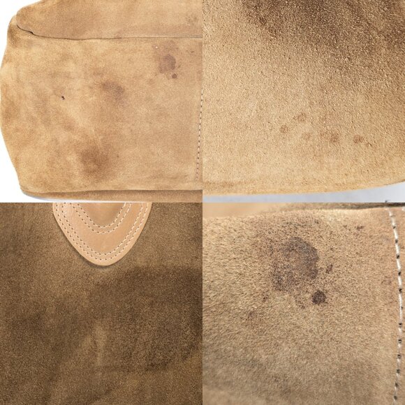 L.L. Bean Vintage Brown Suede Boat and Leather Tote - Picture 14 of 16